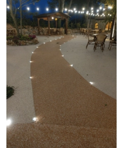 FARETTO AD INCASSO CALPESTABILE "STEP" LUCE FREDDA, Ø45 MM